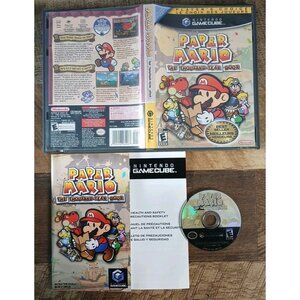 Paper Mario: The Thousand-Year Door (Gamecube, 2004) Complete CIB - Tested